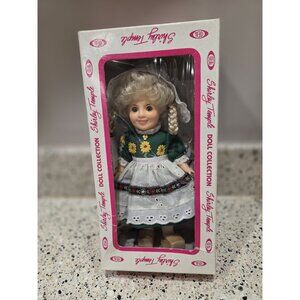 Vintage Ideal Shirley Temple vinyl Doll 8" 1982 Heidi Dutch Girl damaged box